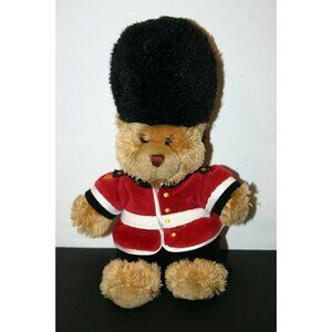 Keel toys England teddy bear plush British Queens Palace Guardsman 10” tall